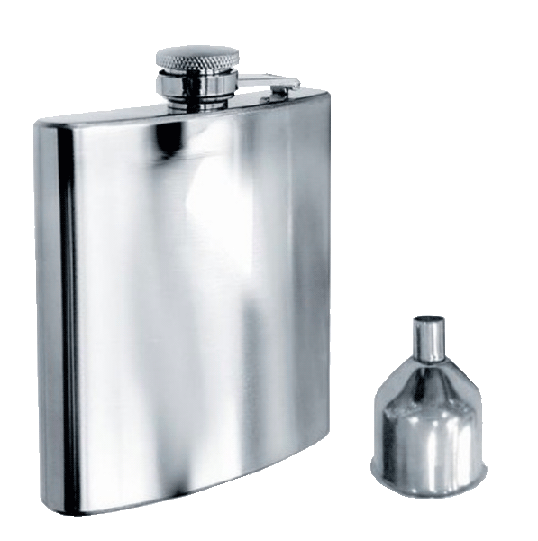 Hip Flask Stainless Steel - Vacu Vin